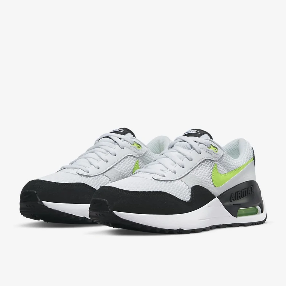 New Nike Air Max SYSTM Men's Shoes White/ Black Volt Pure Sz 11.5 - Picture 4 of 10